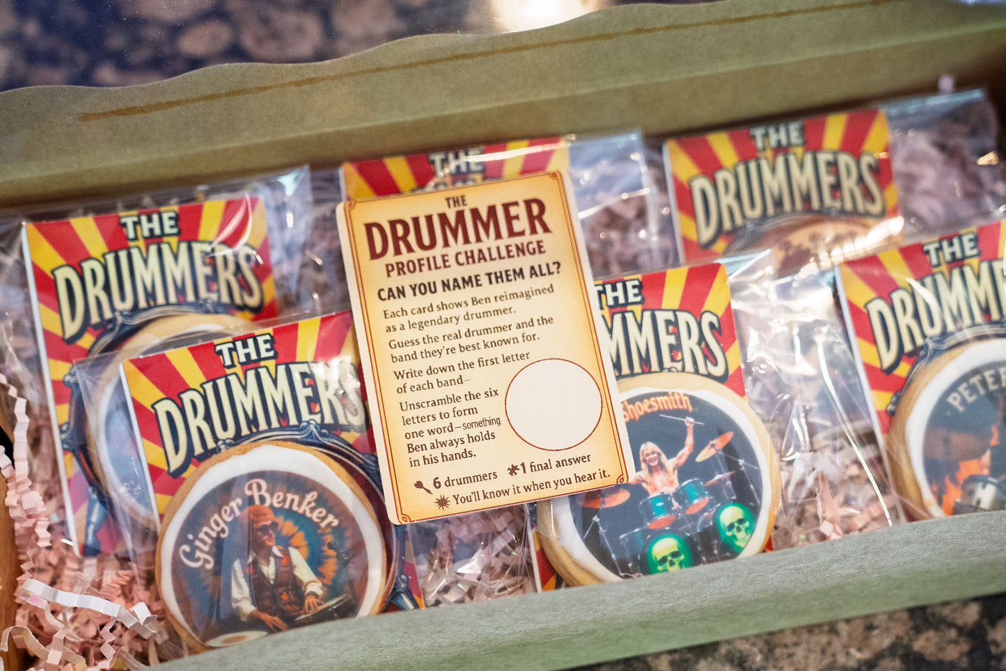 The Drummers - Custom Cookie Set